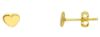 Picture of 9k yellow gold mini Heart Earrings