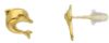 Imagen de Pendientes Delfín oro amarillo 18k