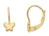 Immagine di Orecchini Farfalla oro giallo 18k