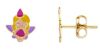 Imagen de Pendientes Hada oro amarillo 18k y esmalte