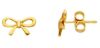 Picture of 18k yellow gold wire little Flake Earrings