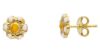 Imagen de Pendientes Flor oro amarillo 9k y esmalte