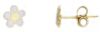 Imagen de Pendientes Flor oro amarillo 9k y esmalte