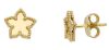 Picture of Solid 18k yellow gold Flower Earrings