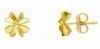 Imagen de Pendientes Flores oro amarillo macizo 18k