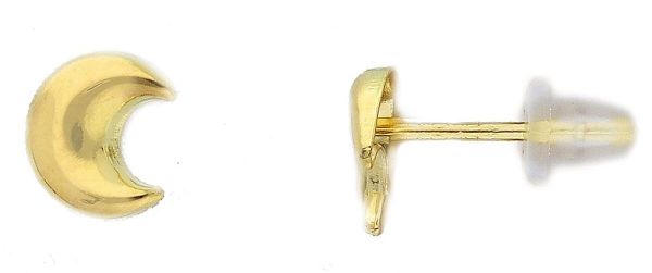 Immagine di Orecchini Luna oro giallo 18k