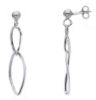 Imagen de Pendientes ultraligeros oro blanco 18k
