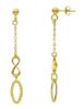 Imagen de Pendientes ultraligeros oro amarillo 18k