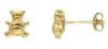 Imagen de Pendientes Osito oro amarillo 18k