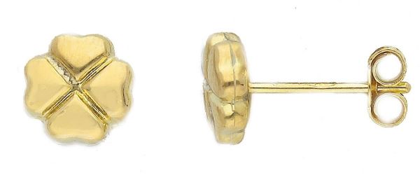 Immagine di Orecchini Quadrifoglio oro giallo 18k