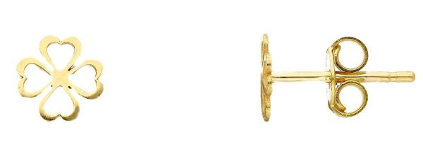 Immagine di Orecchini Quadrifoglio oro giallo 9k