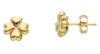 Picture of 9k yellow gold four-leaf Clover Earrings