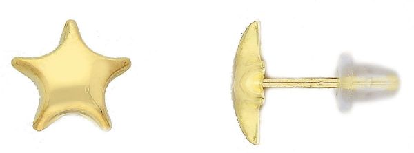 Immagine di Orecchini Stella oro giallo 18k