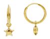 Picture of 18k yellow gold Star Earrings