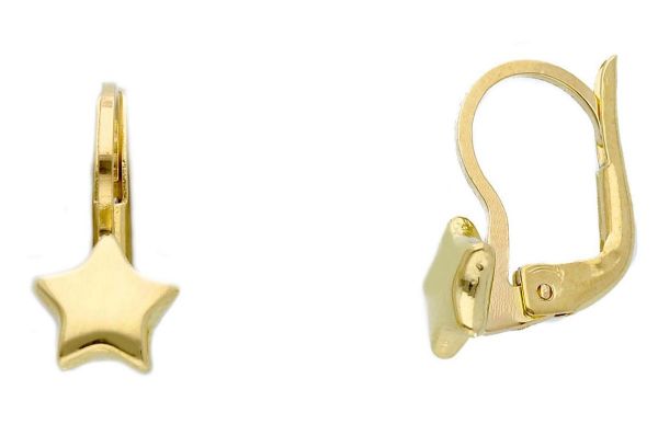 Immagine di Orecchini Stella oro giallo 18k