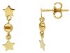 Picture of 18k yellow gold Star Earrings | Made in Italy