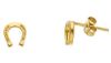 Picture of Solid 18k yellow gold Horseshoe Earrings