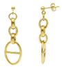 Immagine di Orecchini maglia fantasia oro giallo 18k