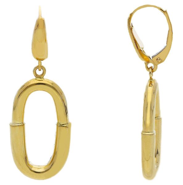 Immagine di Orecchini maglia fantasia oro giallo 18k