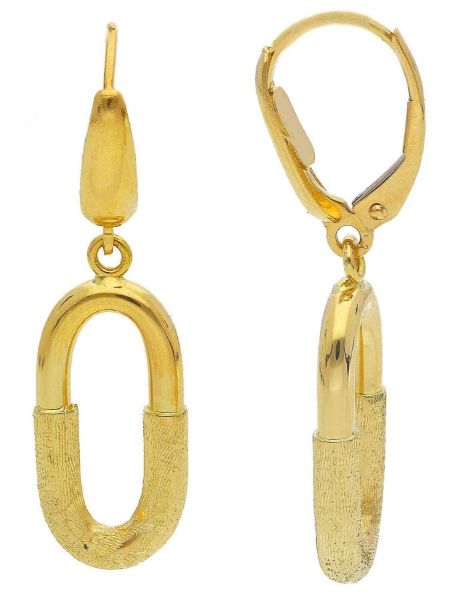 Immagine di Orecchini maglia fantasia oro giallo 18k