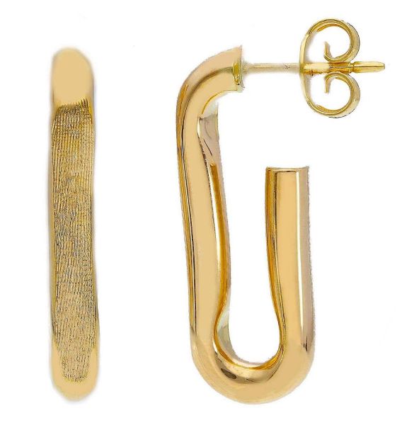 Immagine di Orecchini maglia fantasia oro giallo 18k