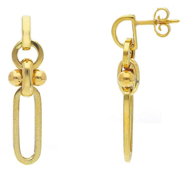 Picture of 18k yellow gold Italian fancy Earrings