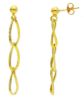 Picture of 9k yellow gold Italian fancy Earrings