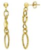 Picture of 9k yellow gold Italian fancy Earrings