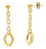 Picture of 9k yellow gold Italian fancy Earrings
