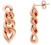 Imagen de Pendientes Barbada oro rosa 18k