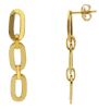 Picture of 18k yellow gold Paper Clip Earrings