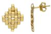 Imagen de Pendientes malla Cartier Panthère oro amarillo 18k