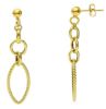 Immagine di Orecchini maglia fantasia oro giallo 18k