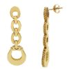 Picture of 18k yellow gold Italian dangle Earrings