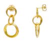 Immagine di Orecchini pendenti maglia fantasia oro giallo 18k