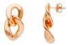Picture of 18k rose gold Curb dangle Earrings