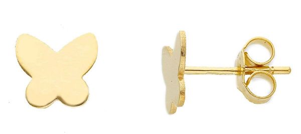 Picture of 18k yellow gold Butterfly Earring