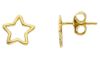 Immagine di Orecchino Stella a filo oro giallo 18k