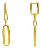 Picture of 18k yellow gold Italian fancy dangle Earring