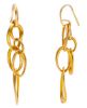 Picture of 18k yellow gold fancy dangle Earring