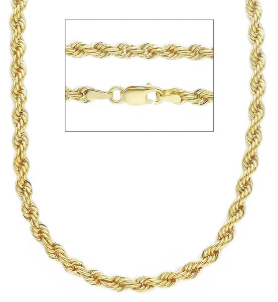 Immagine di Catena Corda uomo oro giallo 9k | 45 cm