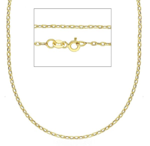 Immagine di Catena Forzatina oro giallo 9k | 45 cm 