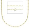 Picture of Solid 9k yellow gold Italian flat Chain | 50 cm