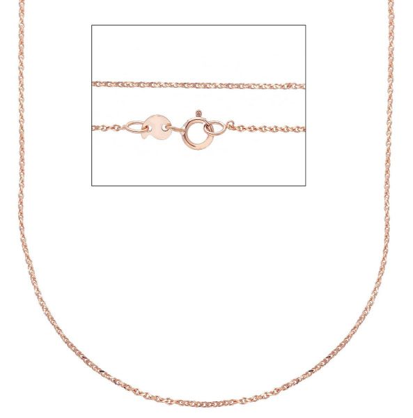 Picture of Solid 9k rose gold twisted Chain | 40 cm
