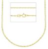 Imagen de Cadena trenzada de Trigo oro amarillo macizo 9k | 45 cm 