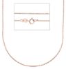 Picture of Solid 9k rose gold twisted Chain | 45 cm
