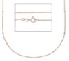 Immagine di Catena Rolò alternata oro massiccio bicolor 9k | 45 cm 