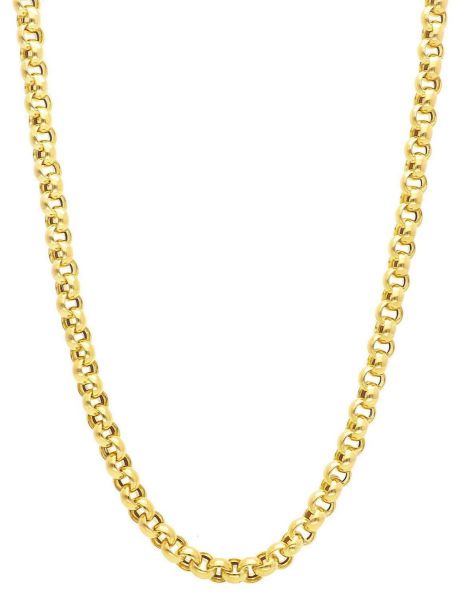 Immagine di Catena Belcher da donna oro giallo 18k | 45 cm 