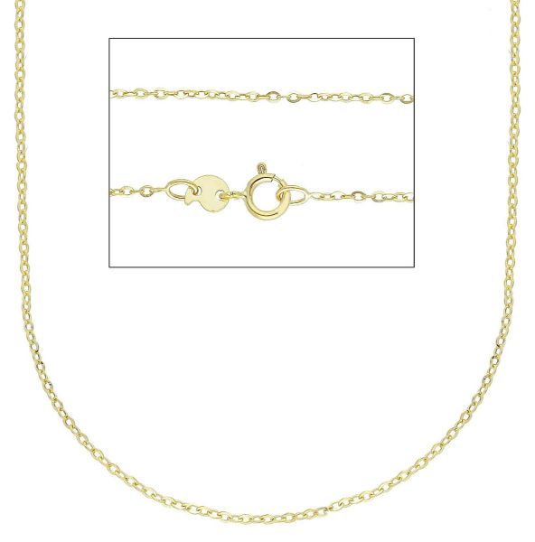 Imagen de Cadena Belcher oro amarillo macizo 9k | 45 cm 