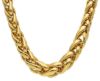 Picture of 18k yellow gold scalar Wheat Chain | 45 cm